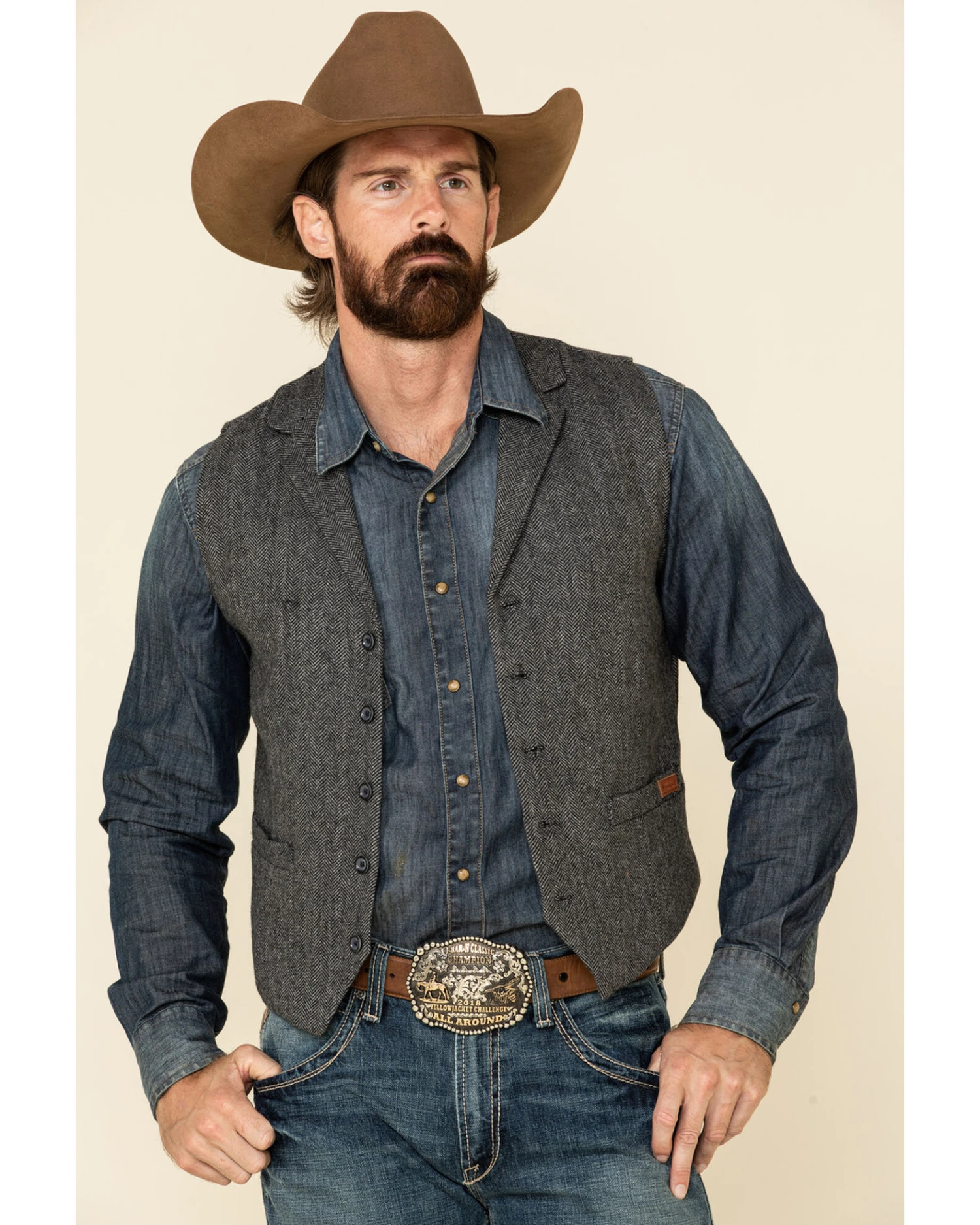 Outback Trading Co. Men's Charcoal Jessie Vest 1 Outback Trading Co. Men's Charcoal Jessie Vest
