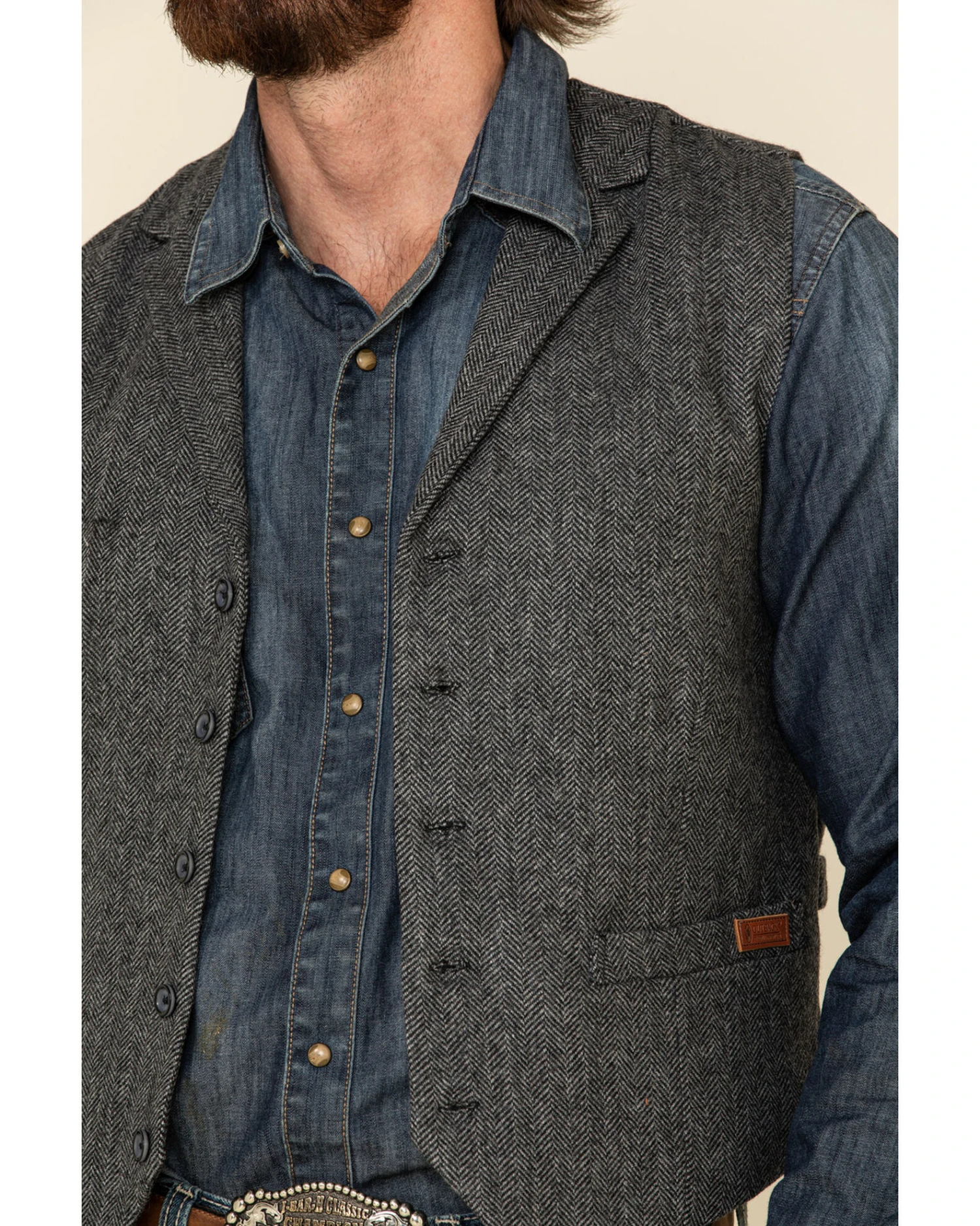 Outback Trading Co. Men's Charcoal Jessie Vest 4 Outback Trading Co. Men's Charcoal Jessie Vest - Image 4