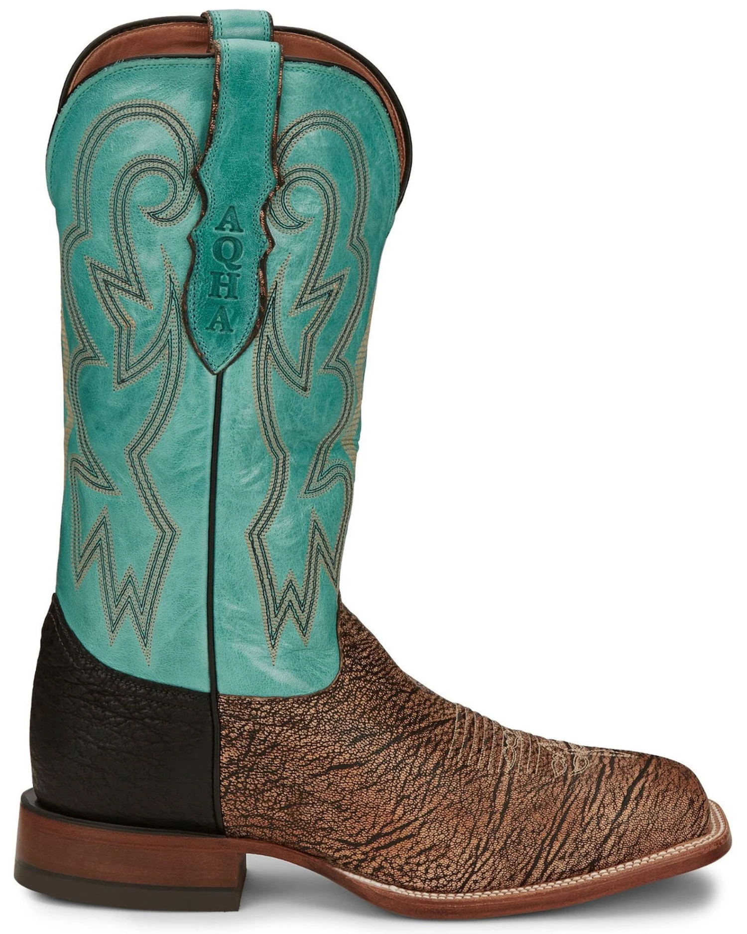 Justin Men's Mingus Wheat Western Boots - Square Toe 2 Justin Men's Mingus Wheat Western Boots - Square Toe - Image 2