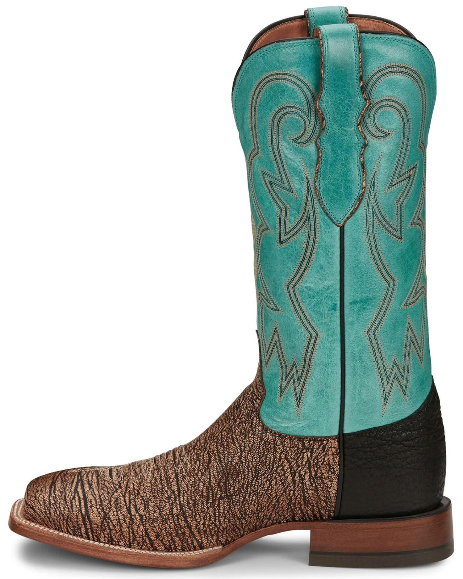 Justin Men's Mingus Wheat Western Boots - Square Toe 3 Justin Men's Mingus Wheat Western Boots - Square Toe - Image 3