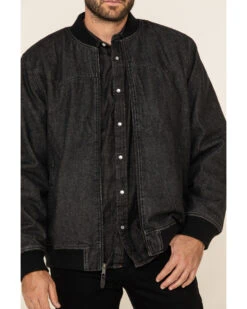 Moonshine Spirit Men's Steal Bomber Sherpa-Lined Jacket  -Western Denim Store 2000325382 001 P3