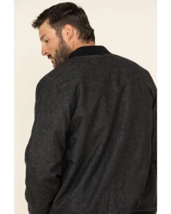 Moonshine Spirit Men's Steal Bomber Sherpa-Lined Jacket  -Western Denim Store 2000325382 001 P4