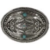 Cody James Men's Fancy Feathers Turquoise Buckle