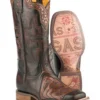 Tin Haul Men's Kings Gambling Legend Western Boots - Broad Square Toe