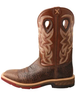 Twisted X Men's Brown Western Work Boots - Soft Toe -Western Denim Store 2000335460 200 P3