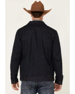 Cody James Men's Indigo Washed Button Down Unlined Denim Jacket  -Western Denim Store 2000343285 402 P4
