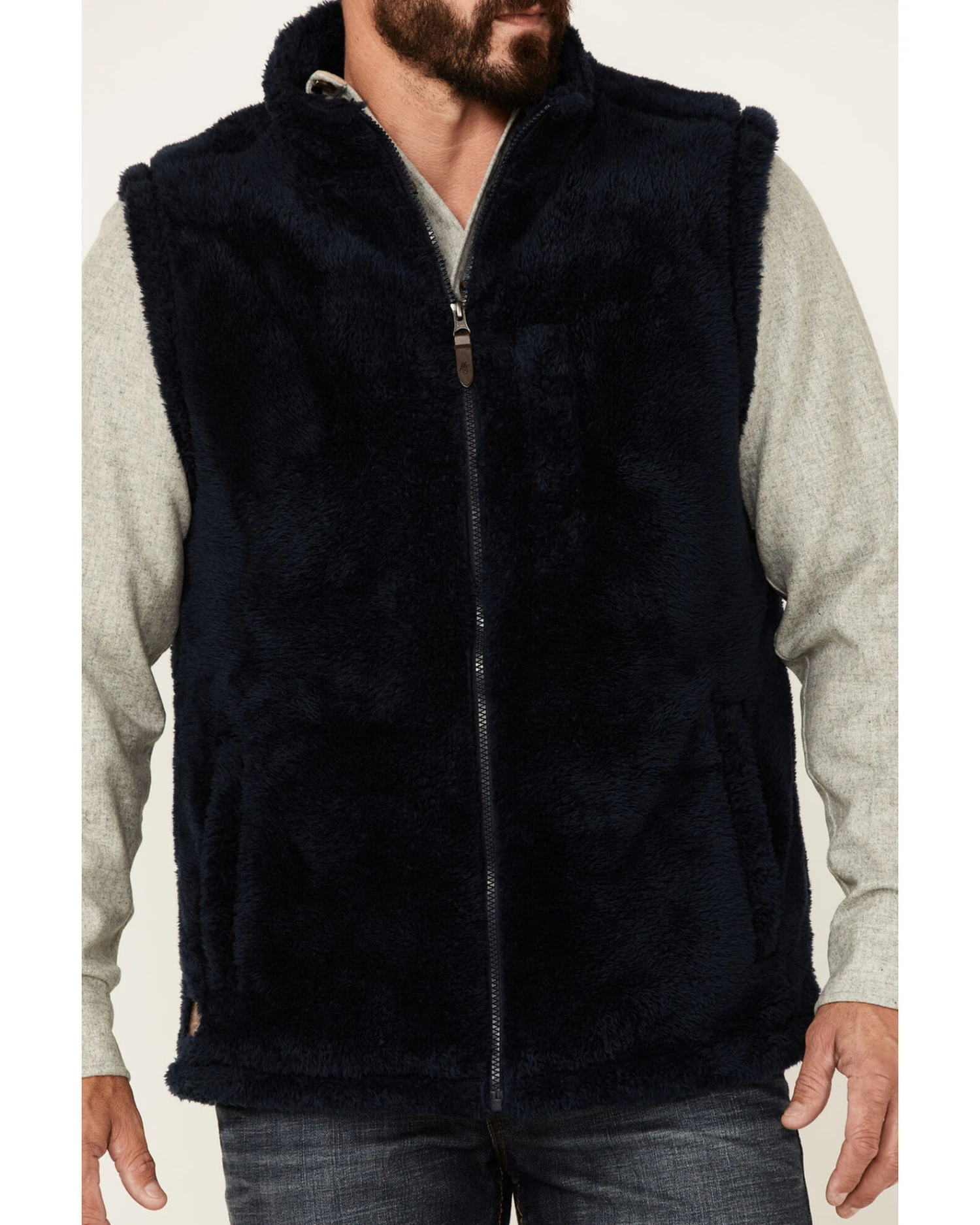 Moonshine Spirit Men's Kern Valley Faux Fur Zip-Front Fleece Vest 3 Moonshine Spirit Men's Kern Valley Faux Fur Zip-Front Fleece Vest - Image 3