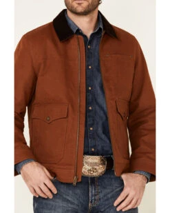 Pendleton Men's Whiskey Carson City Canvas Zip-Front Barn Coat  -Western Denim Store 2000344099 235 P4