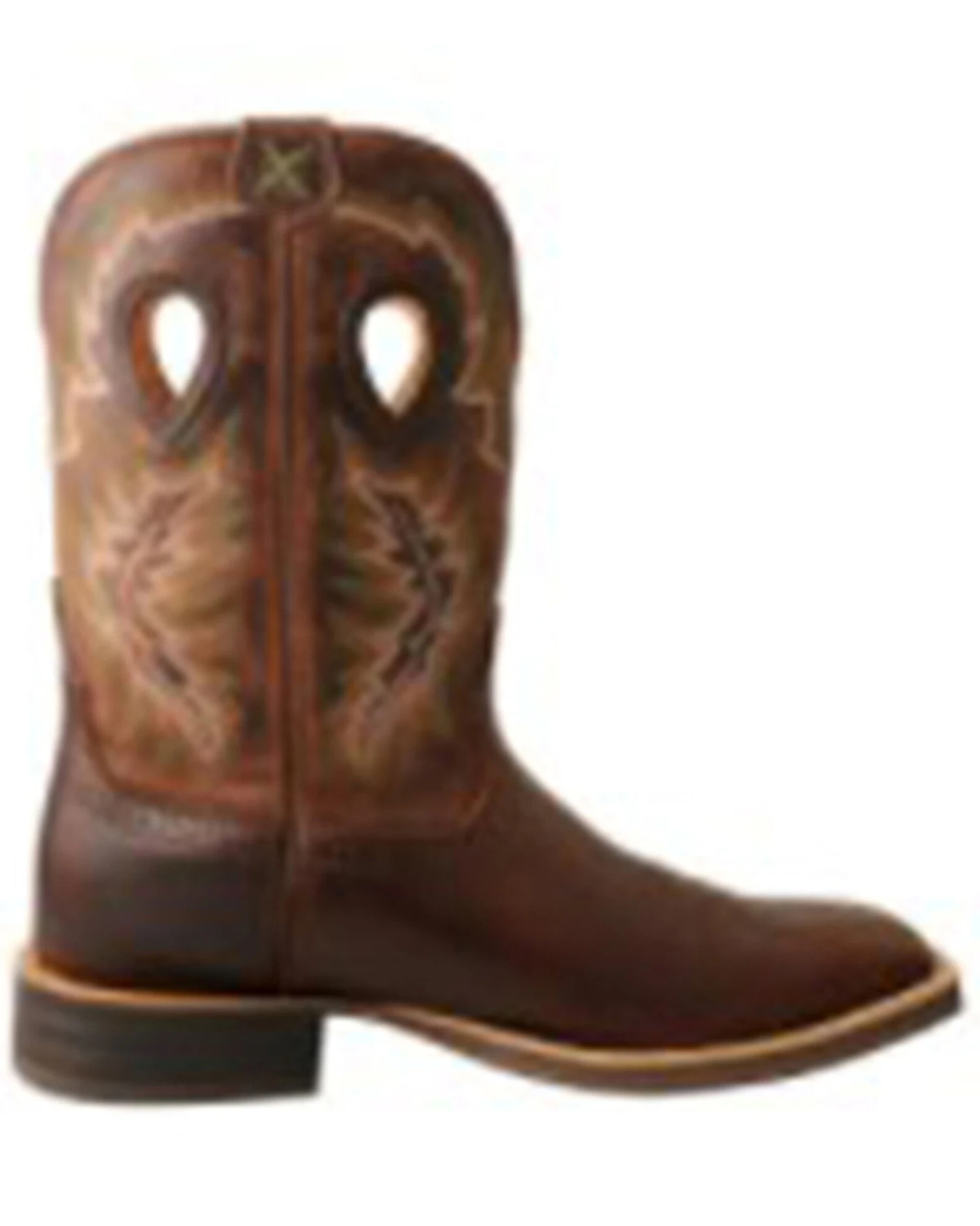 Twisted X Men's Brown Ruff Stock Western Boots - Square Toe 2 Twisted X Men's Brown Ruff Stock Western Boots - Square Toe - Image 2