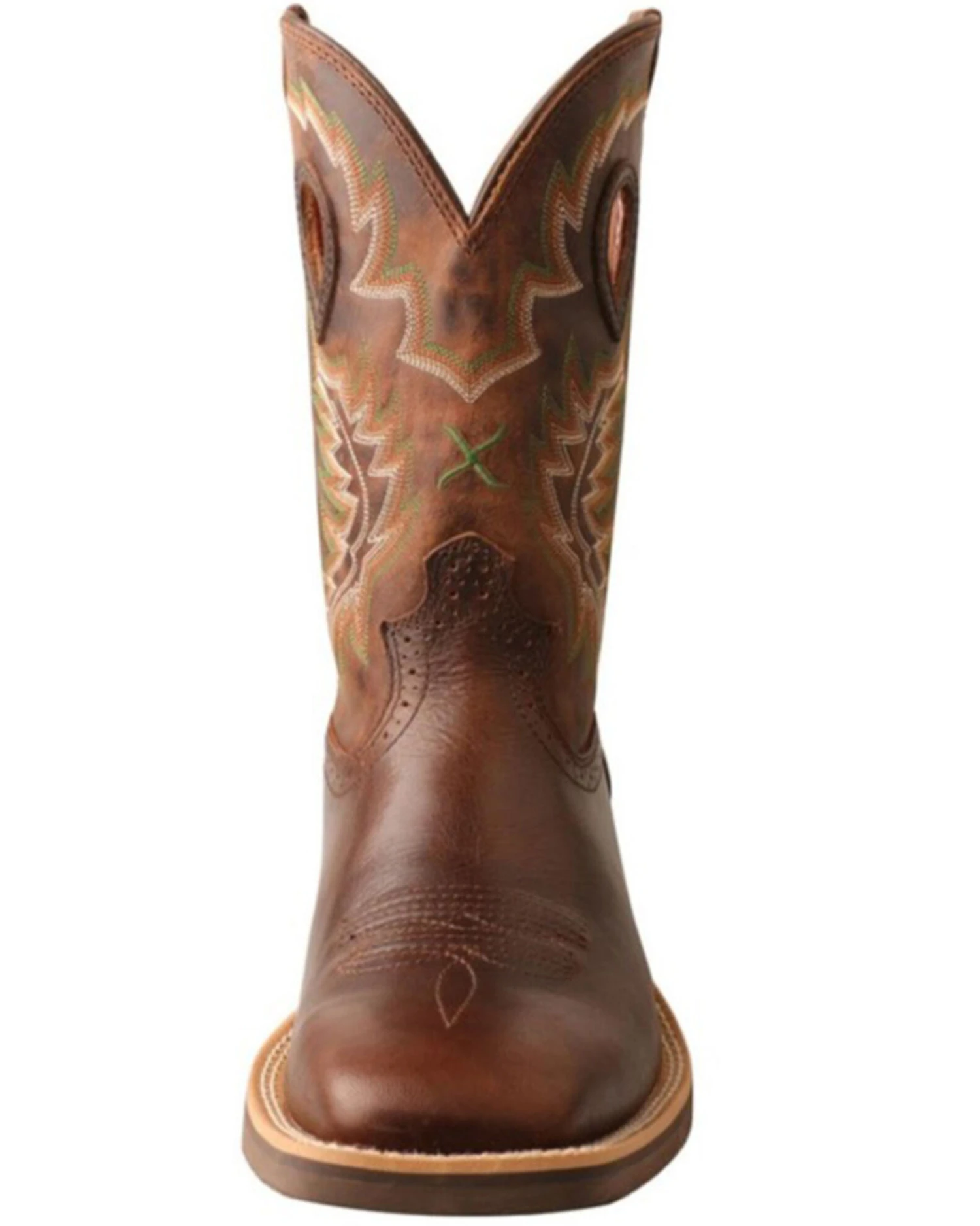 Twisted X Men's Brown Ruff Stock Western Boots - Square Toe 4 Twisted X Men's Brown Ruff Stock Western Boots - Square Toe - Image 4