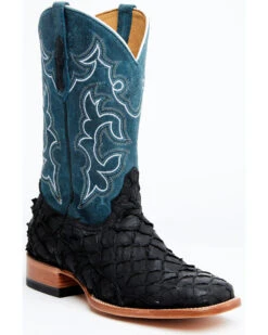 Cody James Men's Pirarucu Soul Western Exotic Boot - Broad Square Toe 