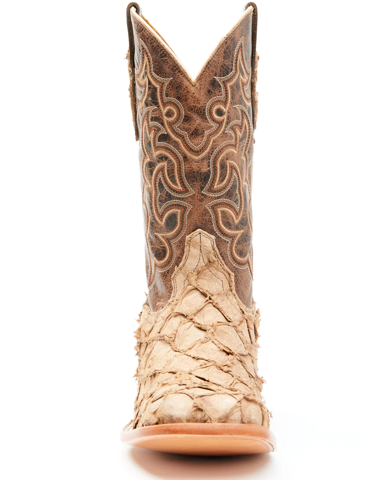 Cody James Men's Exotic Pirarucu Western Boots - Broad Square Toe 4 Cody James Men's Exotic Pirarucu Western Boots - Broad Square Toe - Image 4