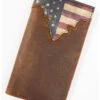Cody James Men's Distressed Patriotic Checkbook Wallet