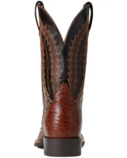 Ariat Men's Full Quill Ostrich Quantum Primo Western Boot - Broad Square Toe  -Western Denim Store 2000356431 200 P3
