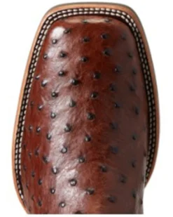 Ariat Men's Full Quill Ostrich Quantum Primo Western Boot - Broad Square Toe  -Western Denim Store 2000356431 200 P4