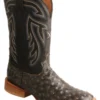 Twisted X Twistex X Men's Ruff Stock Fill-Quill Ostrich Vamp Exotic Western Boot - Broad Square Toe 
