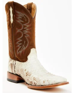 Cody James Men's Bone Python Exotic Western Boot - Broad Square Toe