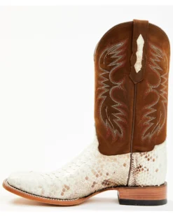 Cody James Men's Bone Python Exotic Western Boot - Broad Square Toe -Western Denim Store 2000356761 200 P3