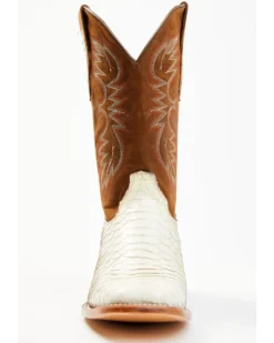 Cody James Men's Bone Python Exotic Western Boot - Broad Square Toe -Western Denim Store 2000356761 200 P4