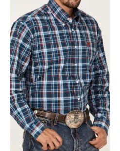 Cinch Men's Large Plaid Print Long Sleeve Button Down Western Shirt 6 Cinch Men's Large Plaid Print Long Sleeve Button Down Western Shirt -Western Denim Store 2000363573 410 P3