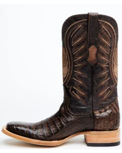 Tanner Mark Men's Shawnee Exotic Caiman Belly Western Boots - Broad Square Toe 9 Tanner Mark Men's Shawnee Exotic Caiman Belly Western Boots - Broad Square Toe -Western Denim Store 2000363915 201 P3
