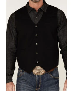 Moonshine Spirit Men's Sunday Brunch Button Down Western Vest  -Western Denim Store 2000364440 001 P3