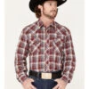 Wrangler Retro Men's Plaid Snap Western Shirt 