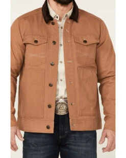 Blue Ranchwear Men's Copper Duck Canvas Button-Front Trucker Rust Jacket 8 Blue Ranchwear Men's Copper Duck Canvas Button-Front Trucker Rust Jacket -Western Denim Store 2000366613 220 P4