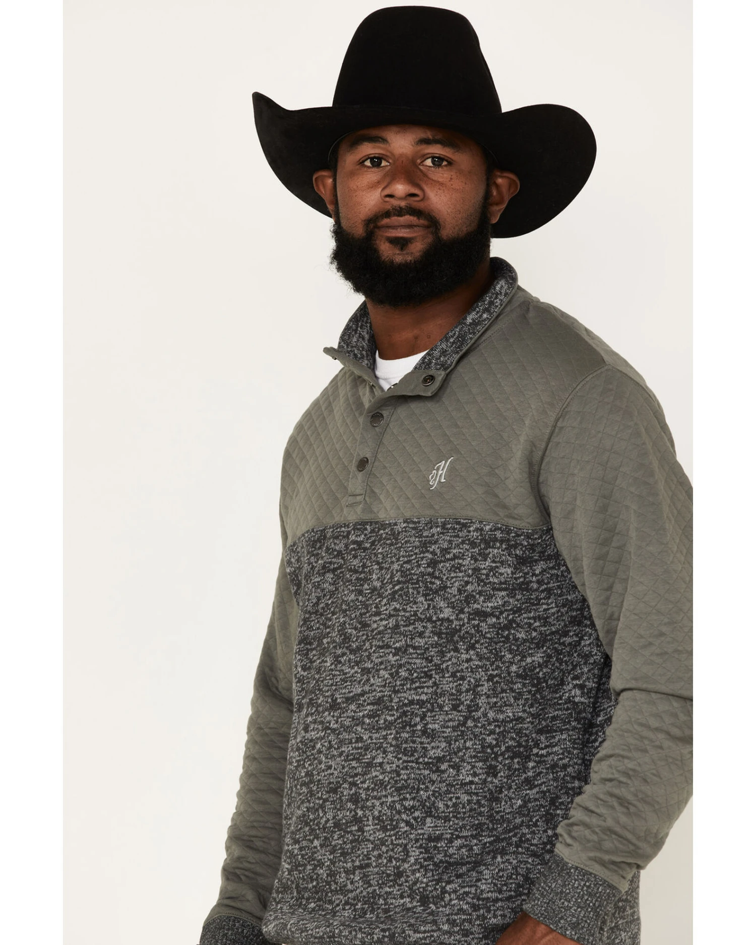 Hooey Men's Stevie 1/4 Snap Pullover 2 Hooey Men's Stevie 1/4 Snap Pullover - Image 2