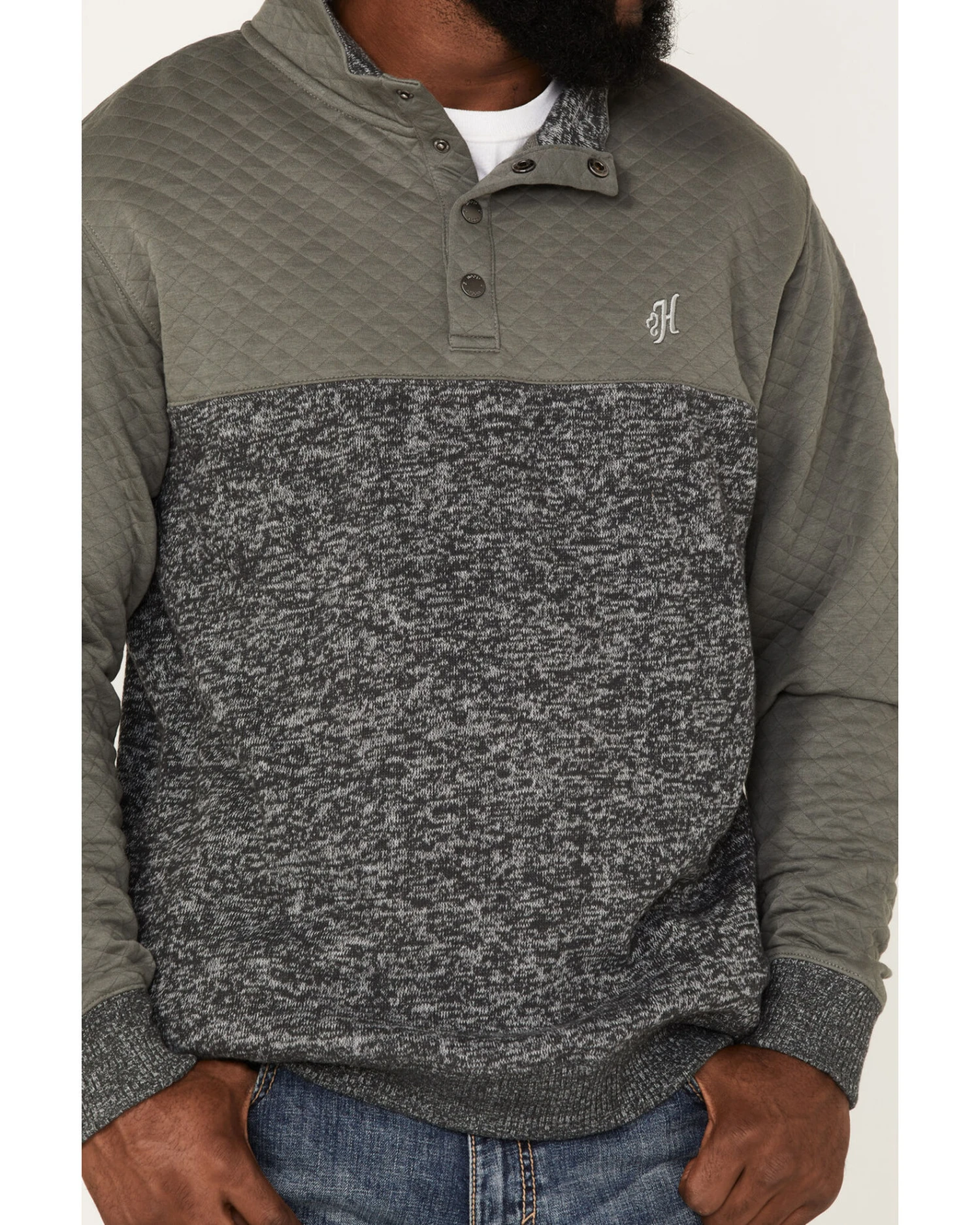 Hooey Men's Stevie 1/4 Snap Pullover 3 Hooey Men's Stevie 1/4 Snap Pullover - Image 3