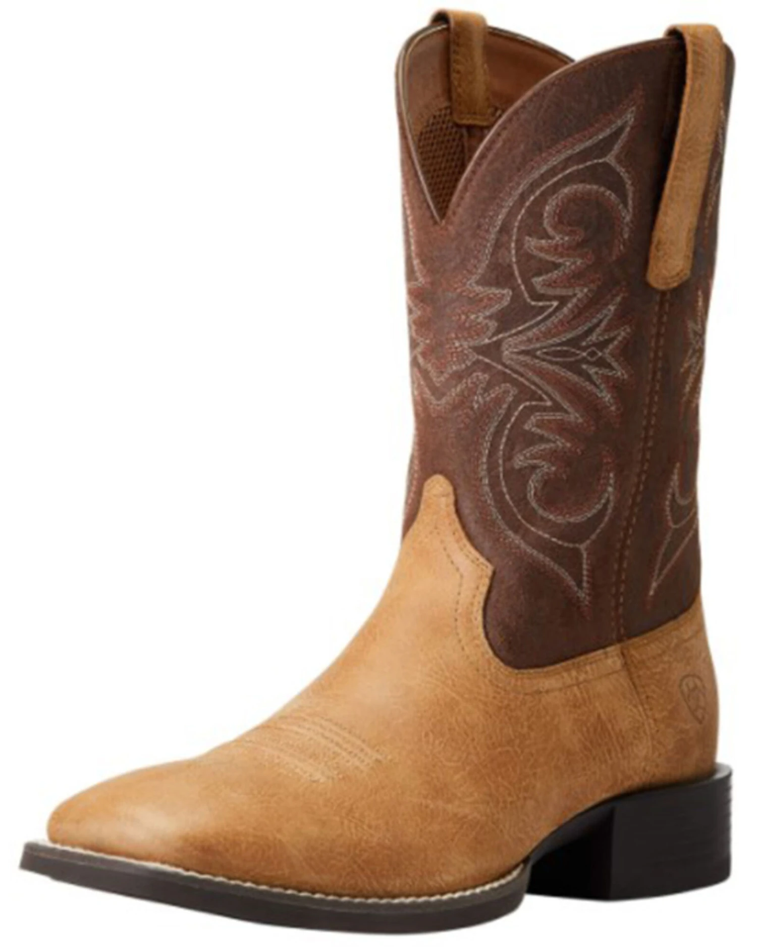 Ariat Men's Sport Pardner Performance Western Boots - Broad Square Toe 1 Ariat Men's Sport Pardner Performance Western Boots - Broad Square Toe