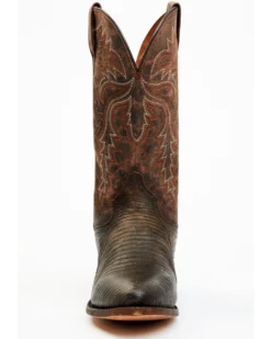 Dan Post Men's Exotic Teju Lizard Leather Tall Western Boots - Round Toe -Western Denim Store 2000371050 201 P4