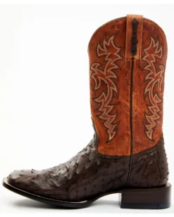 Cody James Men's Sienna Genuine Ostrich Exotic Western Boots - Broad Square Toe  -Western Denim Store 2000371861 200 P3