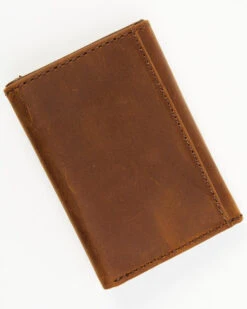 Cody James Men's Turquoise Underlay & Brown Tooled Trifold Wallet -Western Denim Store 2000372920 200 P3