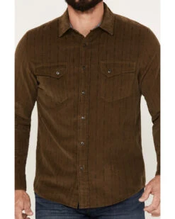 Pendleton Men's Corduroy Long Sleeve Western Snap Shirt -Western Denim Store 2000374678 341 P3