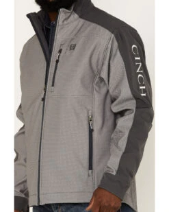 Cinch Men's Textured Logo Softshell Colorblock CC Jacket  -Western Denim Store 2000375169 020 P3