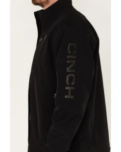 Cinch Men's Solid Logo Sleeve Zip-Front Softshell Jacket 6 Cinch Men's Solid Logo Sleeve Zip-Front Softshell Jacket -Western Denim Store 2000375173 001 P3
