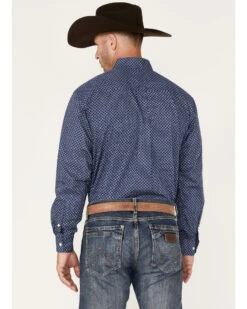 Cinch Men's Geo Print Long Sleeve Button Down Western Shirt  -Western Denim Store 2000375253 460 P4