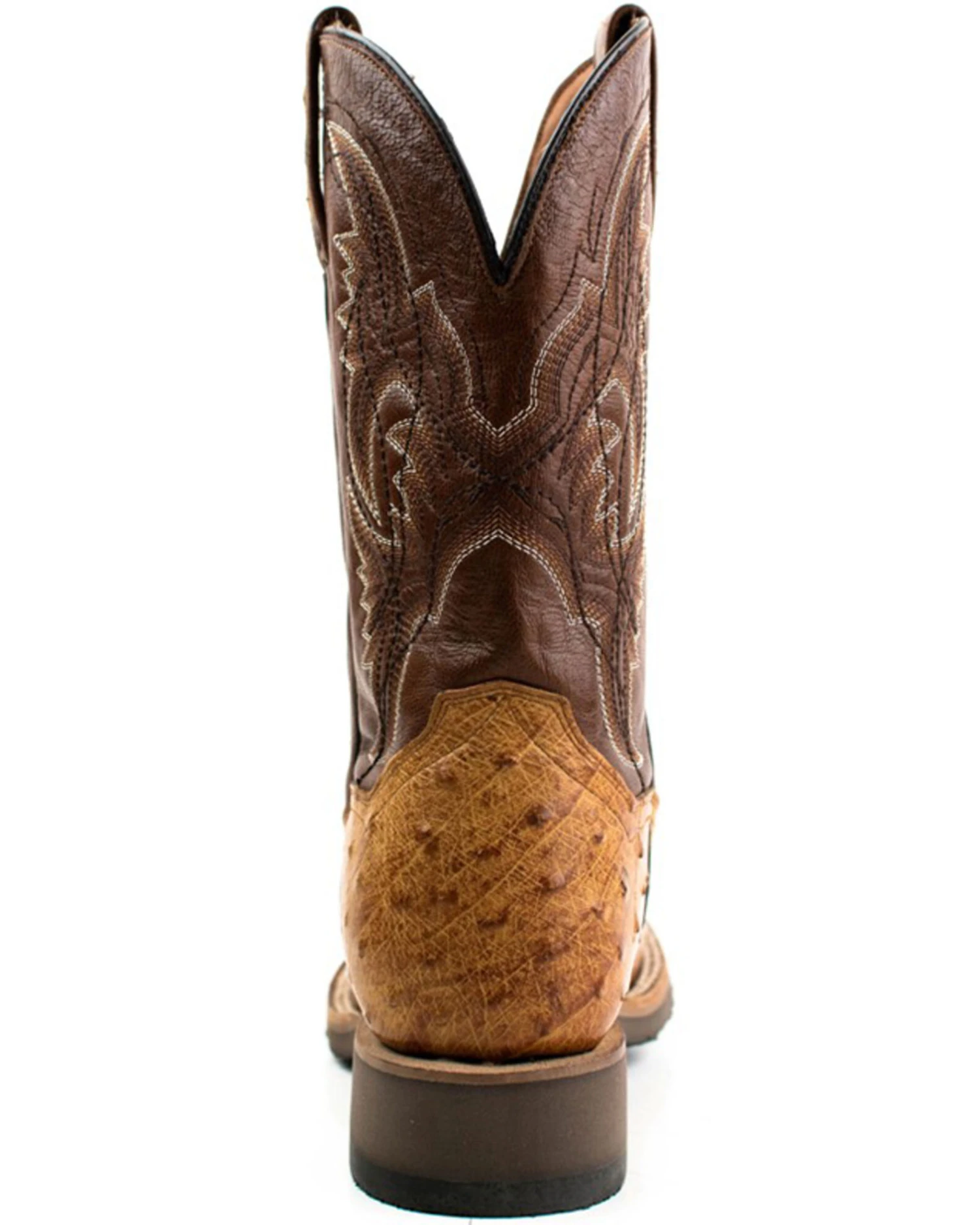 Dan Post Men's Saddle Hand Quill Ostrich Western Boots - Broad Square Toe 5 Dan Post Men's Saddle Hand Quill Ostrich Western Boots - Broad Square Toe - Image 5