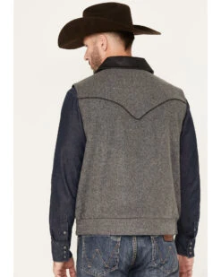 Powder River Outfitters Men's Heathered Wool Vest 7 Powder River Outfitters Men's Heathered Wool Vest -Western Denim Store 2000376144 022 P4