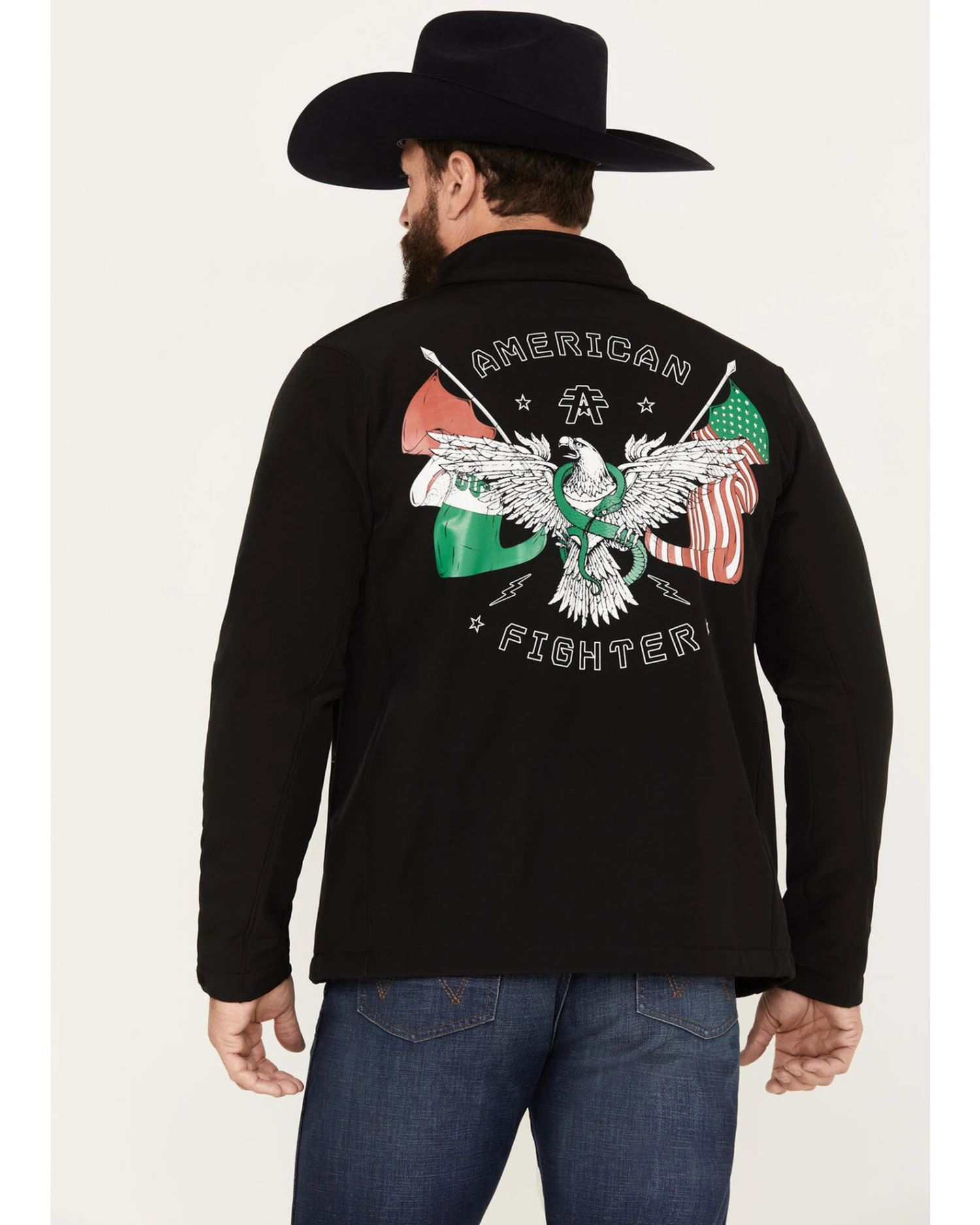 American Fighter Men's Plateau Softshell Jacket 4 American Fighter Men's Plateau Softshell Jacket - Image 4