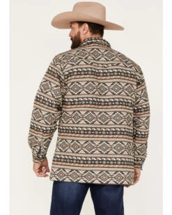 Scully Men's Southwestern Stripe Print Jacquard Shacket -Western Denim Store 2000377880 280 P4