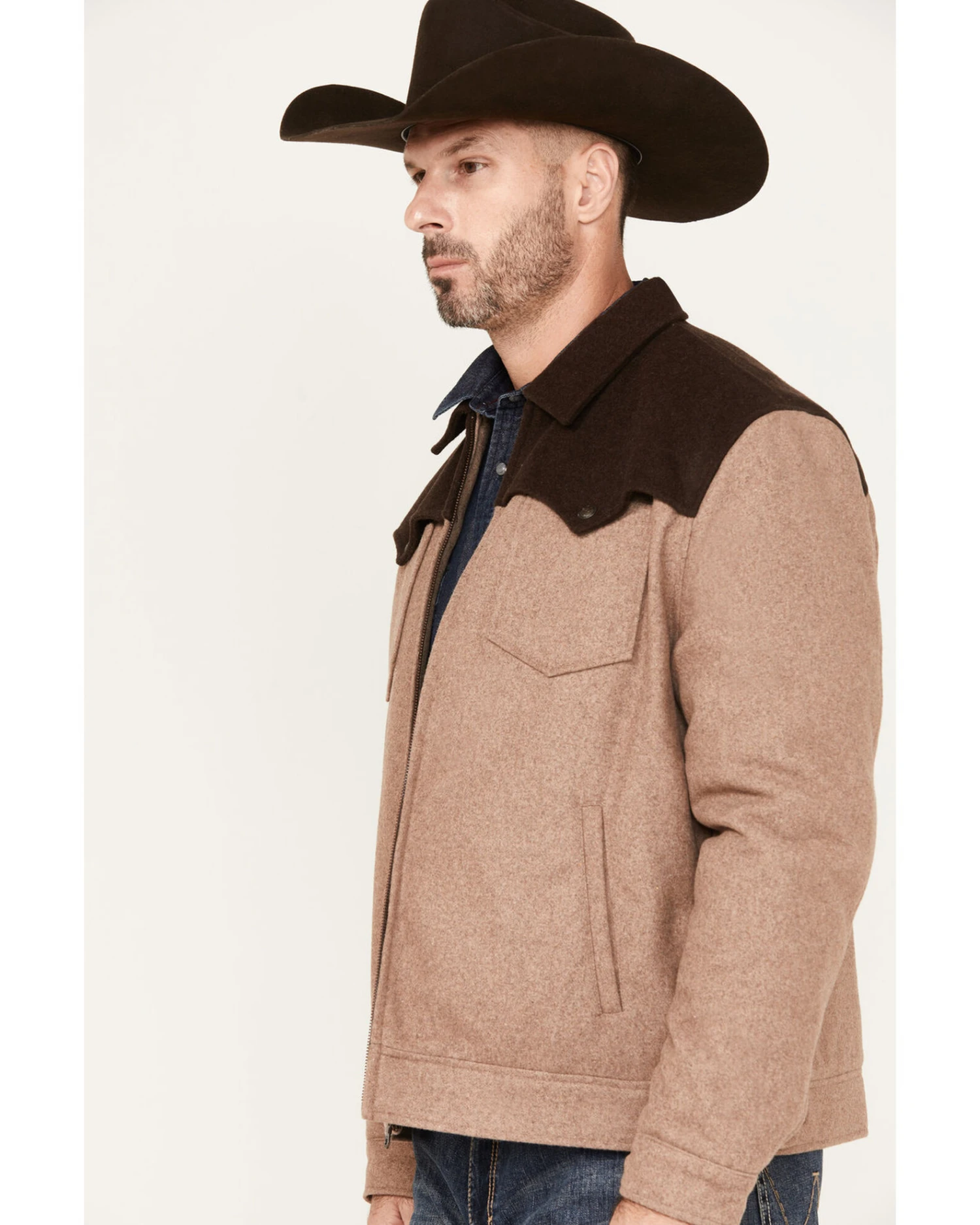 Cripple Creek Men's Two Tone Ranch Jacket 2 Cripple Creek Men's Two Tone Ranch Jacket - Image 2
