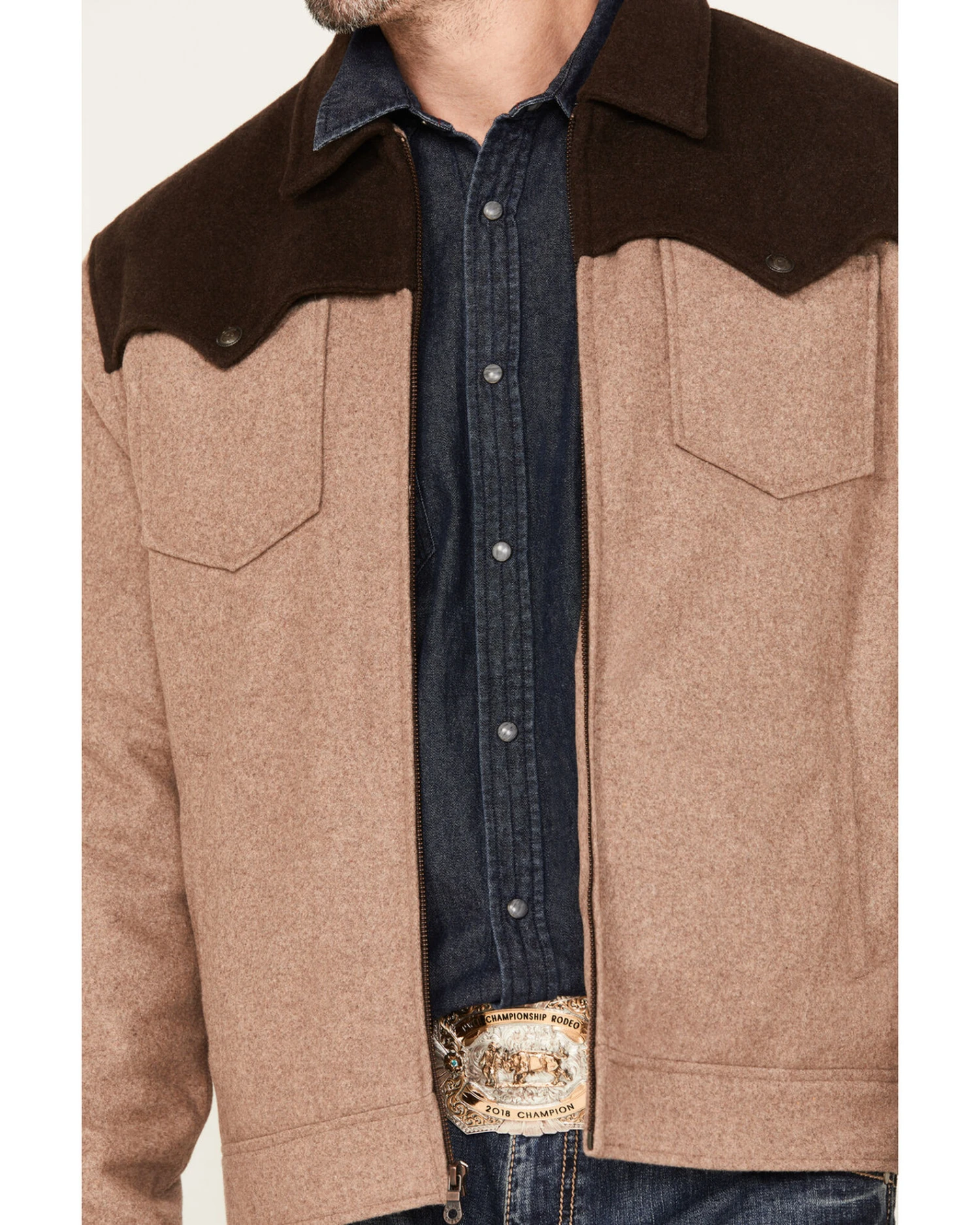 Cripple Creek Men's Two Tone Ranch Jacket 3 Cripple Creek Men's Two Tone Ranch Jacket - Image 3