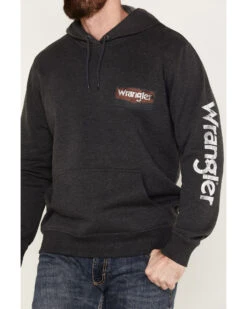 Wrangler Men's Logo Hooded Sweatshirt -Western Denim Store 2000378473 001 P3