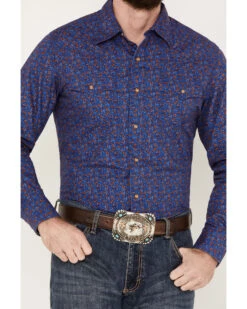 Wrangler Retro Men's Floral Western Snap Shirt -Western Denim Store 2000379965 400 P3