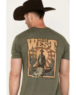 Cody James Men's Head West Short Sleeve Graphic T-Shirt -Western Denim Store 2000381706 341 P4