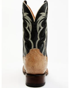 Dan Post Men's Hand Ostrich Quill Western Boots - Broad Square Toe -Western Denim Store 2000381788 100 P5