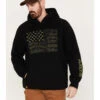 Hawx Men's Camo Flag Graphic Fleece Hooded Sweatshirt