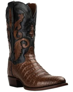 Dan Post Men's Socrates Caiman Exotic Western Boots - Medium Toe